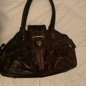 Botkier Bianca Medium Satchel, burgundy